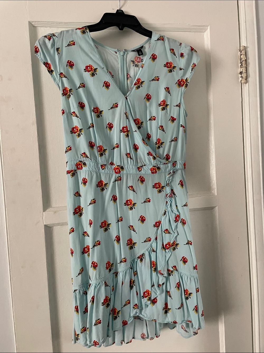 Lot of J. Crew Factory Floral Wrap Dresses - Picture 4 of 5